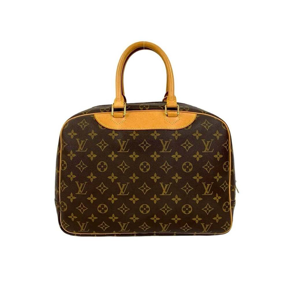 LOUIS VUITTON Brown Monogram Leather Deauville Boston Bag - Picture 3 of 10